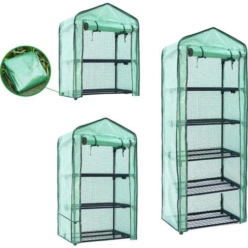 Warm Garden Greenhouse Plant Cover PE Tier Greenhouse Cover Home Plant Greenhouse Tent Mini Garden Cover Without Iron Stand