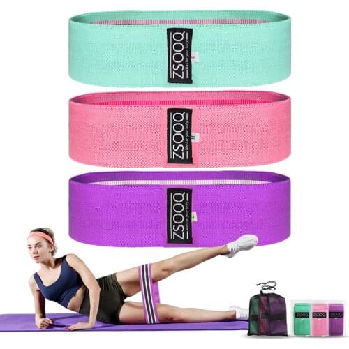 Fabric Resistance Hip Band Strength Training Body Glute bands Elastic Fitness Expander Booty Bands Workout Exercise Equipments