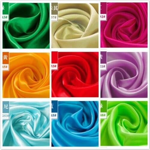 3 yard/LOT POLYESTER Satin LIKE-Silk Inner Liner Fabric FOR Dress SUIT SKIRT TIE Gift Box SEWING ACCESSORIES
