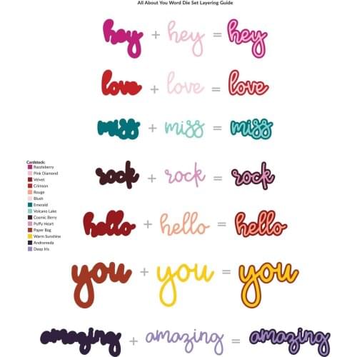 All about your art Cutting Dies Scrapbook Diary Decoration Stencil Embossing Template DIY Greeting Card Handmade and stamps