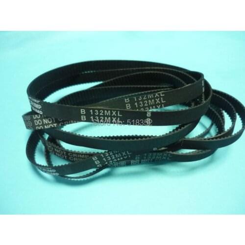 106MXL/ B132MXL 8mm Width Black Synchronous Timing Belt for EDM Drilling Machine Parts