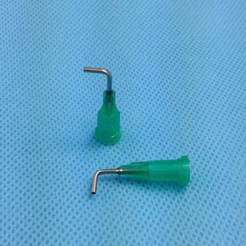 50pk 18gauge 90degree-prebent 1/2-inch Blunt Needle Dispense Tip ,Glue Dispensing Needle