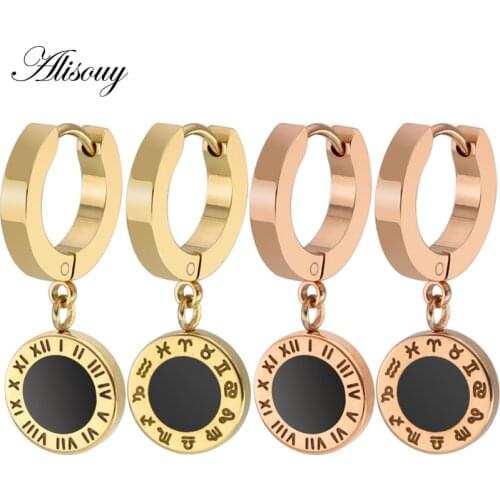 Alisouy Women's Gold Earrings