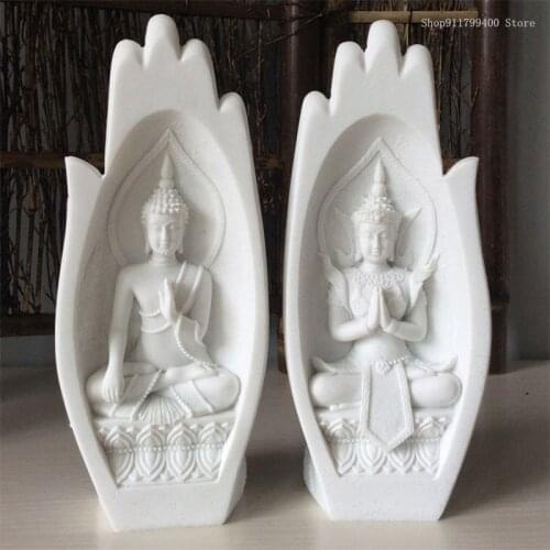 Chinese Zen Bergamot resin ornaments study Buddhist hall Bogu shelf town residential security decorative gifts