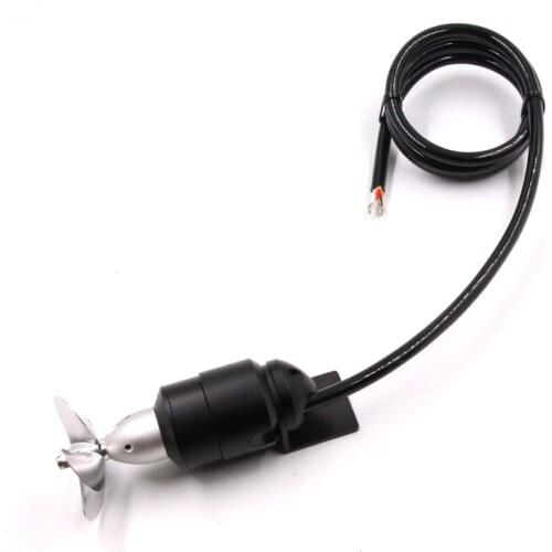 FATJAY KYO-4T-PRO 24V 5.6KG thrust IPX8 underwater thruster CNC metal prop 4x60mm Cable structure for thruster RC boat