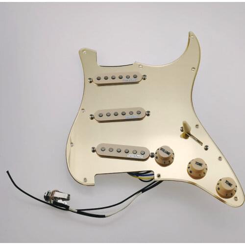 Guitar Pickups Stratocas Wilkinson WVS 60s Alnico5 SSS Single Coil 7-Way type fully loaded pickguard