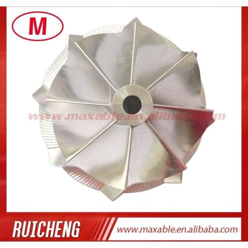 GT15-25 47.25/60.01mm 8+0 blades Reverse high performance turbocharger billet/milling/aluminum 2618 compressor wheel