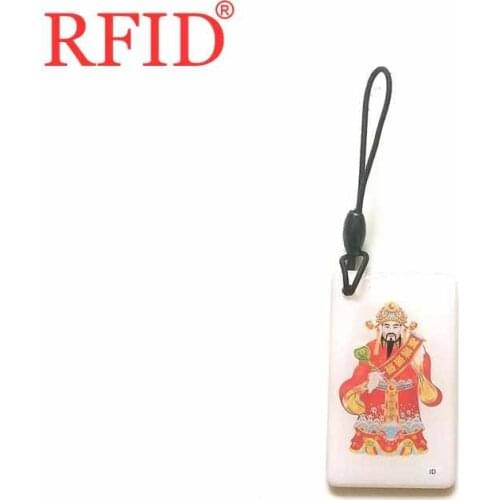 ID 125KHz T5577 Rewritable Writable Keyfobs RFID Waterproof Blank Card Keychains Proximity Access Control Tags Fast Shipping 1