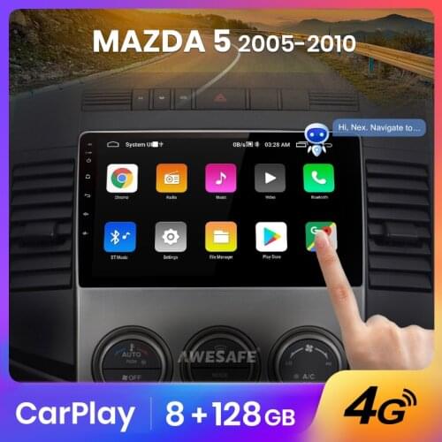 AWESAFE PX9 For Mazda 5 Mazda5 2005 2006 2007 2010 Car Radio Multimedia Video Player Navigation GPS No 2 din 2din DVD Android 10