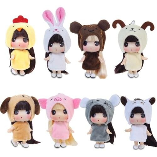 Korean Doll Twelve Zodiac Girl Toys Mini Princess Simulation Cute Doll for Fans Holiday Gift