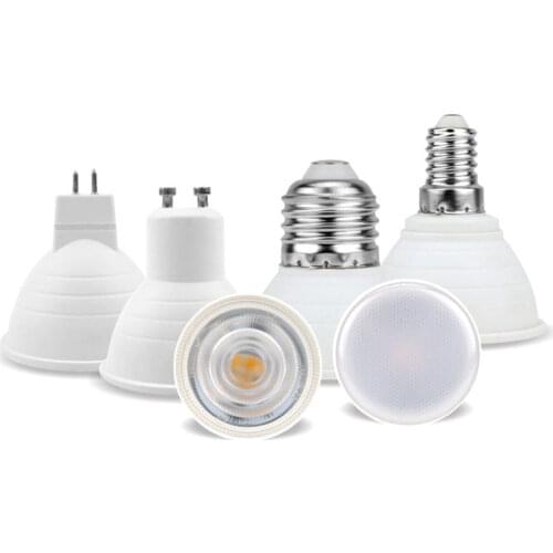 Hot Sale LED E27 E14 GU10 MR16 Lamp Spotlight Bulb AC 220V 6W CRI ≥85 Warranty 2 years Table lamp Living room light