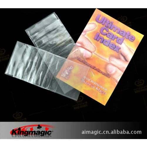 Ultimate Card Index King Magic Props Close Up Magia Tricks Fuuny Magic
