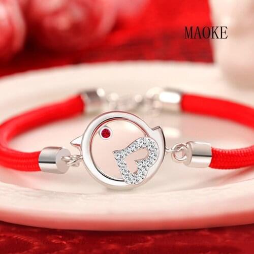 Красные браслеты MAOKE China At AliExpress