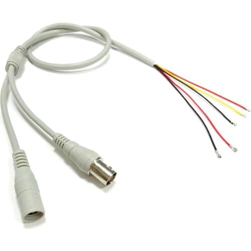 Pure copper surveillance camera five 5-pin connector video cable analog coaxial camera tail cable security accessories