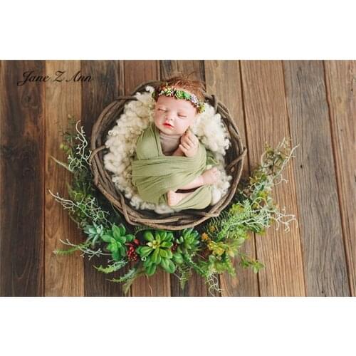 Mori series fleshy simulation wreath door lintel flower home studio shooting decoration pendant baby photo newborn photography