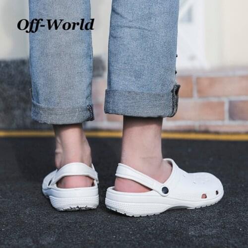 Men Causal Summer Sandals EVA Clogs Water Shoes Light Garden Shoes Women Beach Water Slippers Zapatos Hombre Couple Sandals