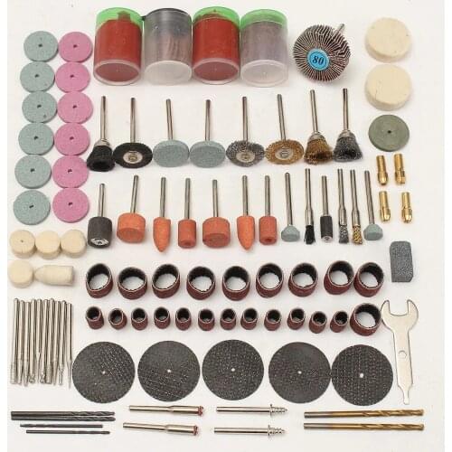 161pcs Mini Drill Multi Rotary Tool Accessories Set Grinding Polishing Abrasive Tool Kits for Dremel