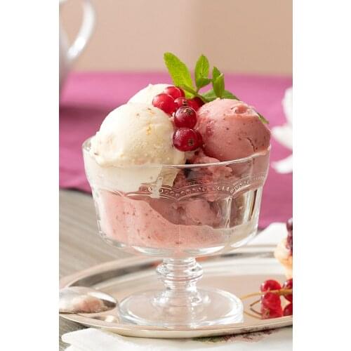 Glass Bowl 4 Pcs Ice Cream Bowls Set, Glass plates gold glass dishes creative salad bowl transparent plate bone china dinnerware