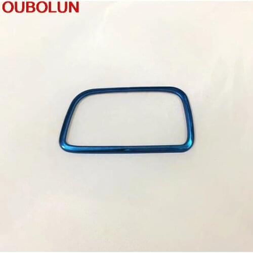 OUBOLUN For Hyundai IX35 2018 Front Head Light Lamp Adjustment Switch Button Knob Cover Trim Interior Accessories StainlessSteel