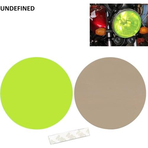 Motorcycle Headlight Lens Cover Flat Protector for Kawasaki VN1600 2004-2005 VULCAN900 VULCAN 1700 2009-2017 Zephyr 2R-7 90-1995