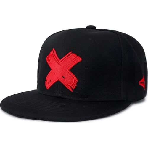Dropshipping Brand Letter X Snapback Cap Cotton Baseball Cap For Men Women Adjustable Hip Hop Dad Hat Bone Garros