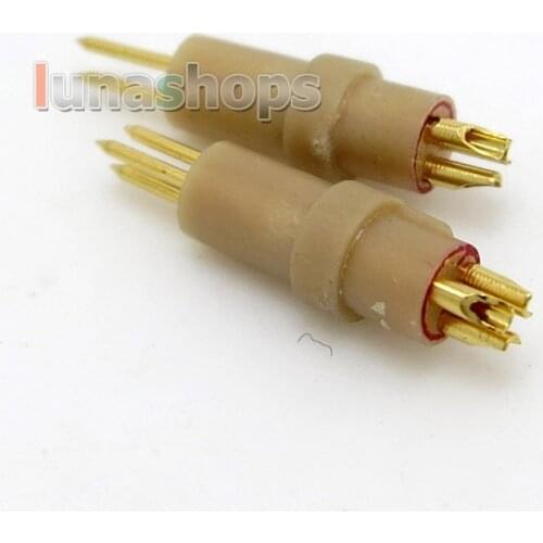 LN004041 Bulk Male Earphone Pins For AKG K812 k872 Reference Headphone DIY Connectors Adapter