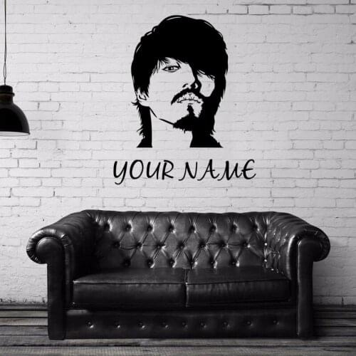 Barber Shop Sticker Customized Chop Bread Decal Posters Vinyl Wall Art Decor Windows Decoration Haircut Shavers Decals