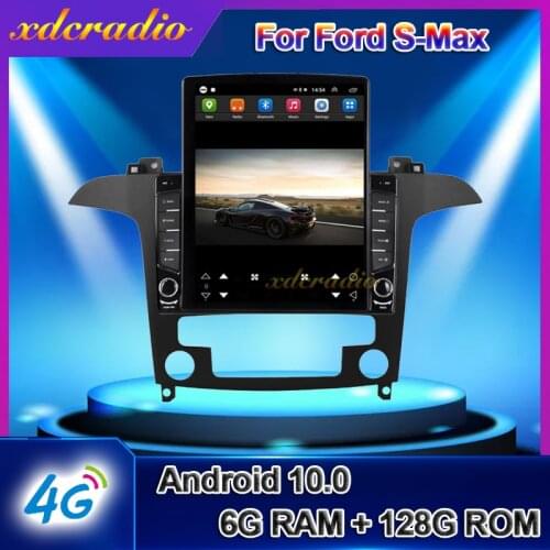 Xdcradio 10.4" Android 10 Tesla Style Vertical Screen For Ford S-Max S Max Car Radio Multimedia Player GPS Navigation 2004-2011