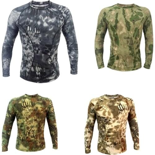 2020 combat shirt military camouflage tactical training Leotards quick-drying multicam military uniform taticot shirt