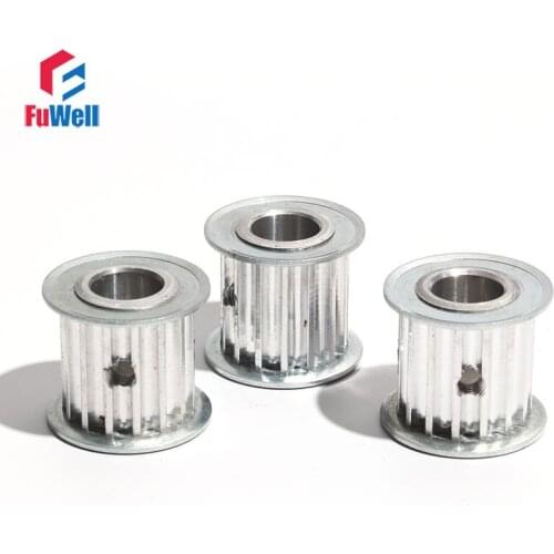 HTD5M Timing Pulley 16T Gear Belt Pulley 16mm/21mm/27mm Belt Width 5/6/6.35/7/8/10/12/14mm 16Teeth Transmission Toothed Pulley