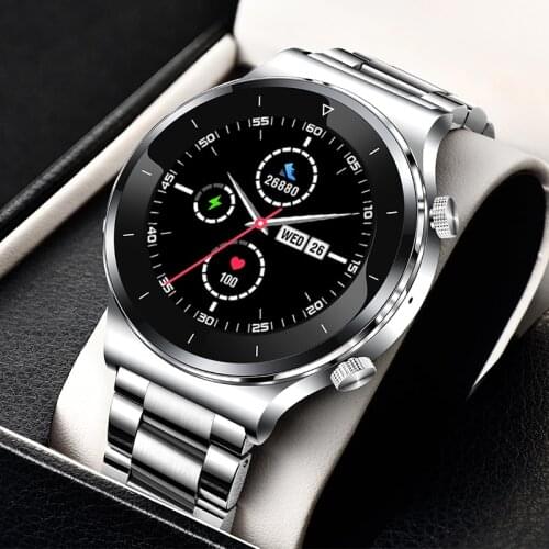 LIGE Full Touch Screen Men Smart Watch Sports Bluetooth Call Bussiness Watch IP68 Waterproof Smartwatch Women for Android iOS