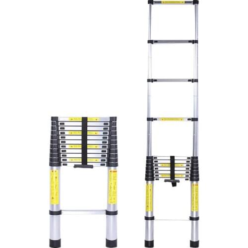 2m /3.2m Multi Purpose Household Thickening Extension Ladder Aluminium Alloy Household Portable Insulated Bamboo Single Ladder