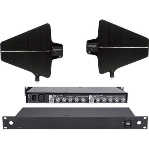 Bolymic Antenna Distribution amplifier System 470-952MHZ For UHF Stage Karaoke Microphone System