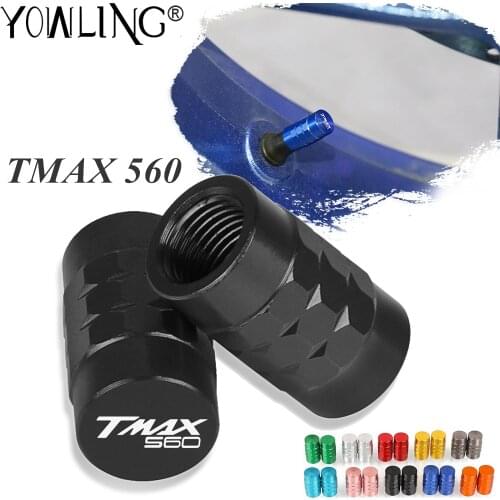 For YAMAHA TMAX560 TMAX 560 TECH MAX ABS DX 2020 2021 Motorcycle Accessories Wheel Tire Valve Caps Tyre Rim Stem Airdust Covers