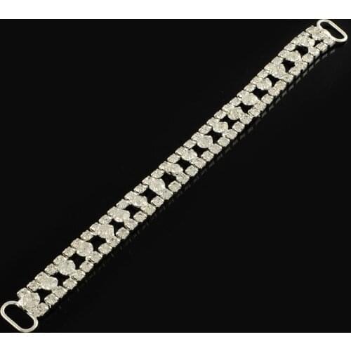 2018 10 Pcs/lote Bikini Connec Rhinestone Metal Buckles Decoration