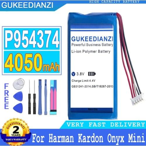 4050mAh GUKEEDIANZI Battery CP-HK07 P954374 For Harman/Kardon Onyx Mini Big Power Bateria