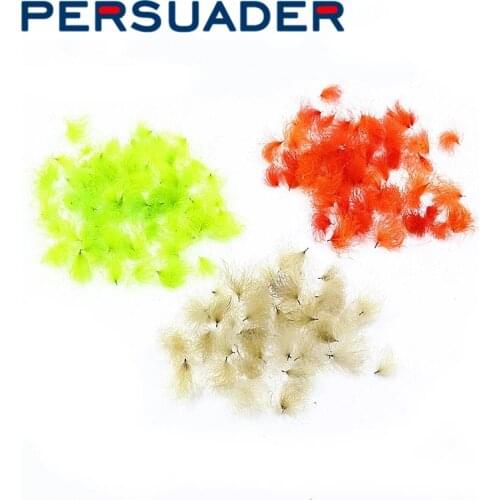 PERSUADER 8 optional colors fly tying mid size premium CDC puffs Cul De Canard duck butt feather for fly fishing emerger flies