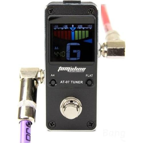 Aroma AT-07 Tuner Effect Guitar Pedal Tiny Chromatic Guitar Bass Tuner