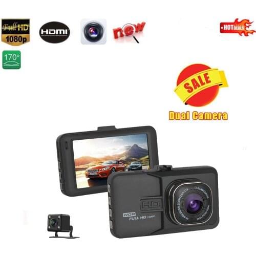 Car DVR Car Camera Dash Cam Dash Camera Video Recorder Dual Camera Oncam T636 1080P Full HD 170 Degree angle G-sensor