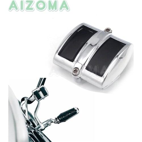 Chrome Motorcycle Front Brake Pedal Pad Cover Protector For Yamaha V-star 650/950 Kawasaki Vulcan 750/900 HONDA Suzuki C90 M50
