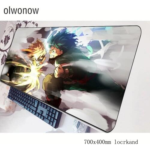 My hero academia mouse pad Boy Gift Computer mat 70x40cm gaming mousepad Customized padmouse keyboard games pc gamer desk