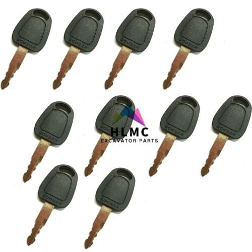 2 PCS Excavator doosan daewoo Heavy Equipment Construction D100 Ignition Key
