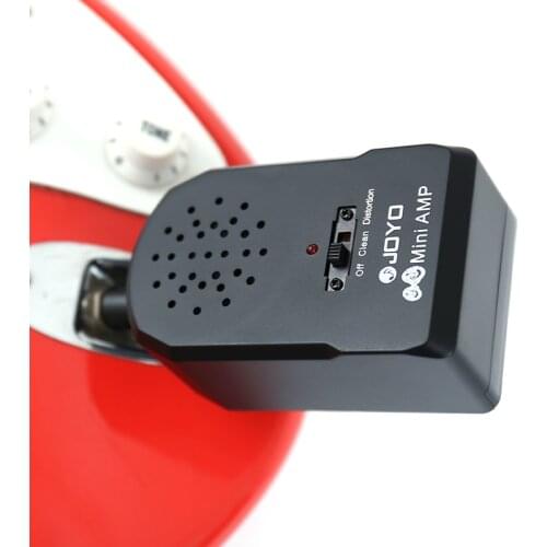 JOYO Mini Guitar AMP Portable Electric Guitar Amplifier Built-in Clean and Distortion effects 9V Battery or power Input 3.5mm