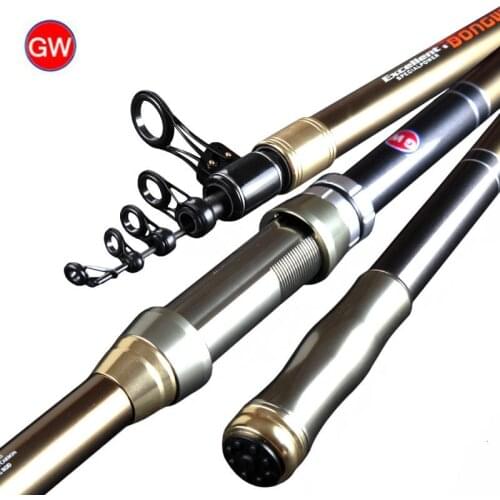 GW Powerful Fishing Rod Big Fish Pole 20kg 30kg drag Super strong Carbon fiber Long throw Sea trout tools Rock Boat Surfcasting