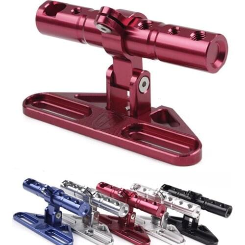 Motorcycle Aluminum Multi-function Expansion Bracket Lighting Crossbar Lamp Motor Side Mirror Mount Accessories