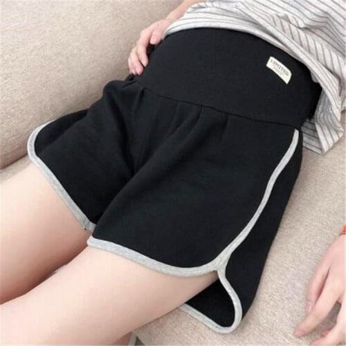 New Summer cotton casual sports style pregnant womens three point belly support pants Maternity Pants
