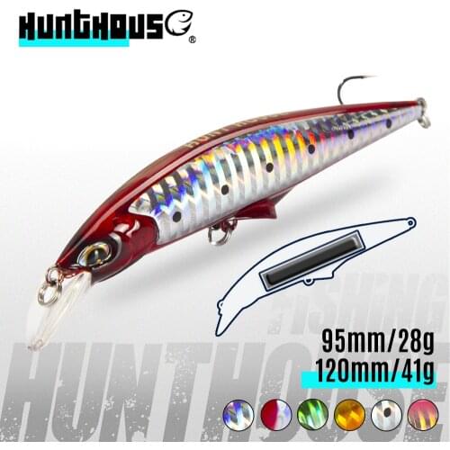 Original G-control Hunthouse minnow sinking fishing lure 95/120mm 28/41g swimbait hard bait leurre pescar artificial 2020 new