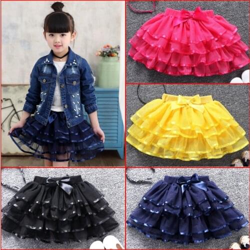 3-10T Girl skirt Clothes Tutu Skirt Kids Princess Girls Skirts Lovely Ball Gown Pettiskirt TUTU Children Clothing Baby Clothes