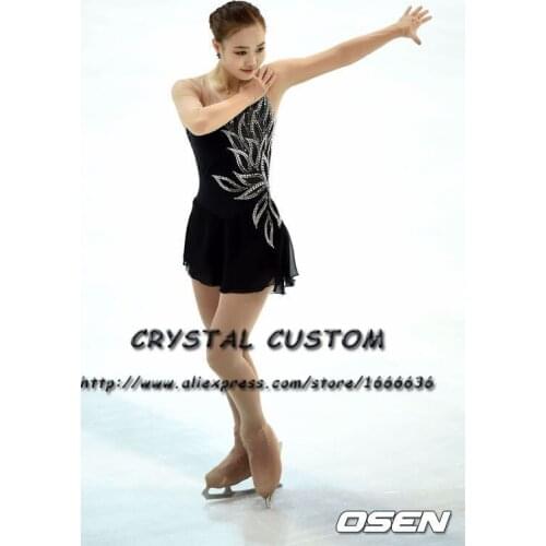 Girls Ice Skating Dresses Graceful New Brand Figure Skating Dresses For Competition DR4189