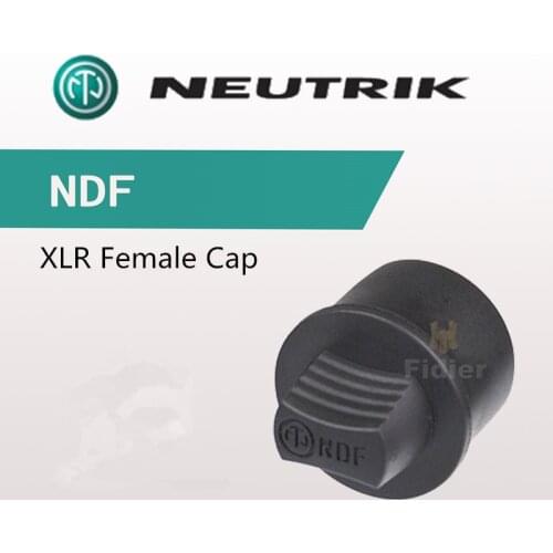 Neutrik NDF dust and moisture proof black rubber plug XLR Cannon Female base dust cover